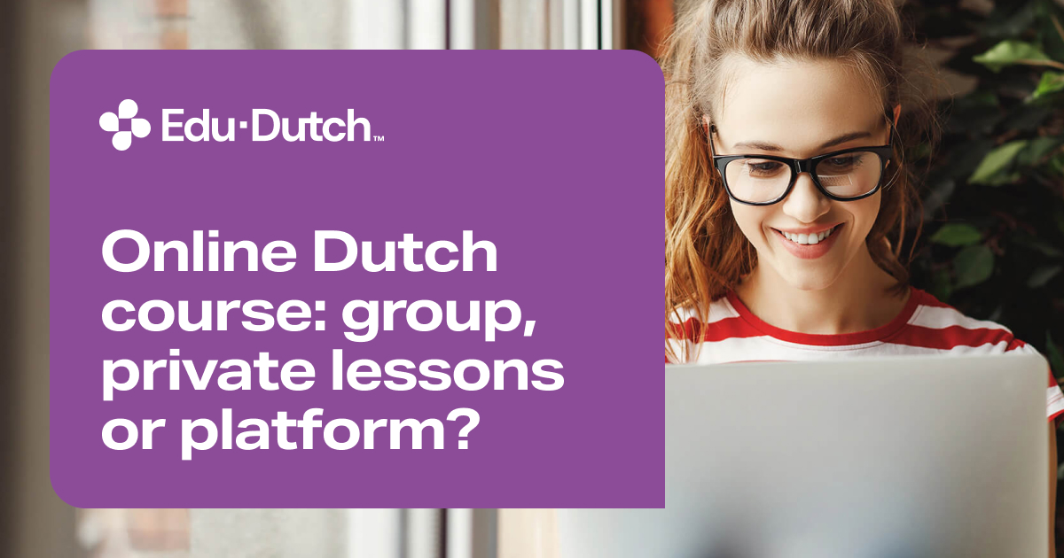 Online Dutch course: group, private lessons or platform?